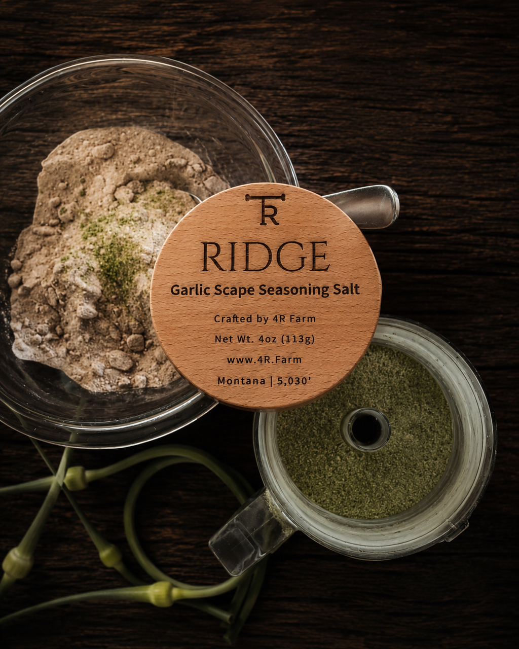 RIDGE: Garlic Scape Seasoning Salt