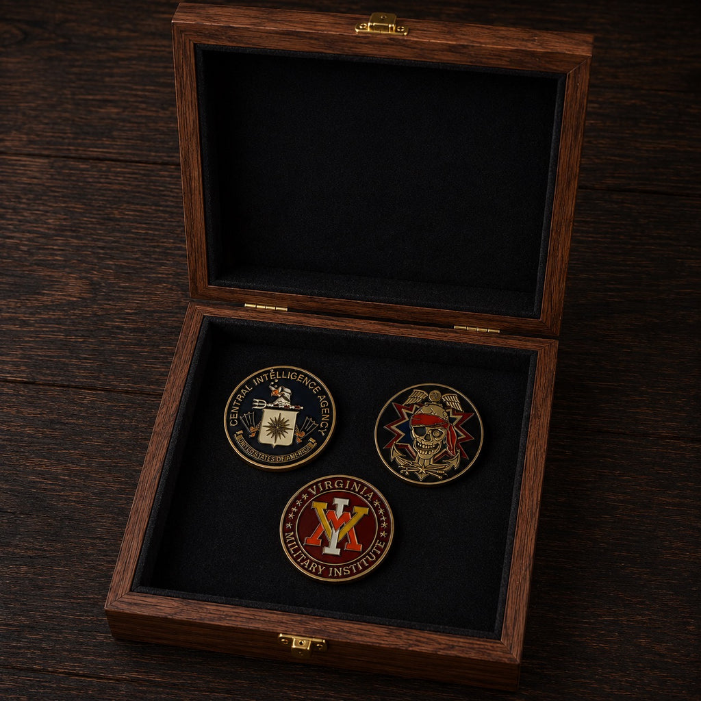The Heirloom Keepsake: Walnut Gift Box - VMI Class Fundraiser