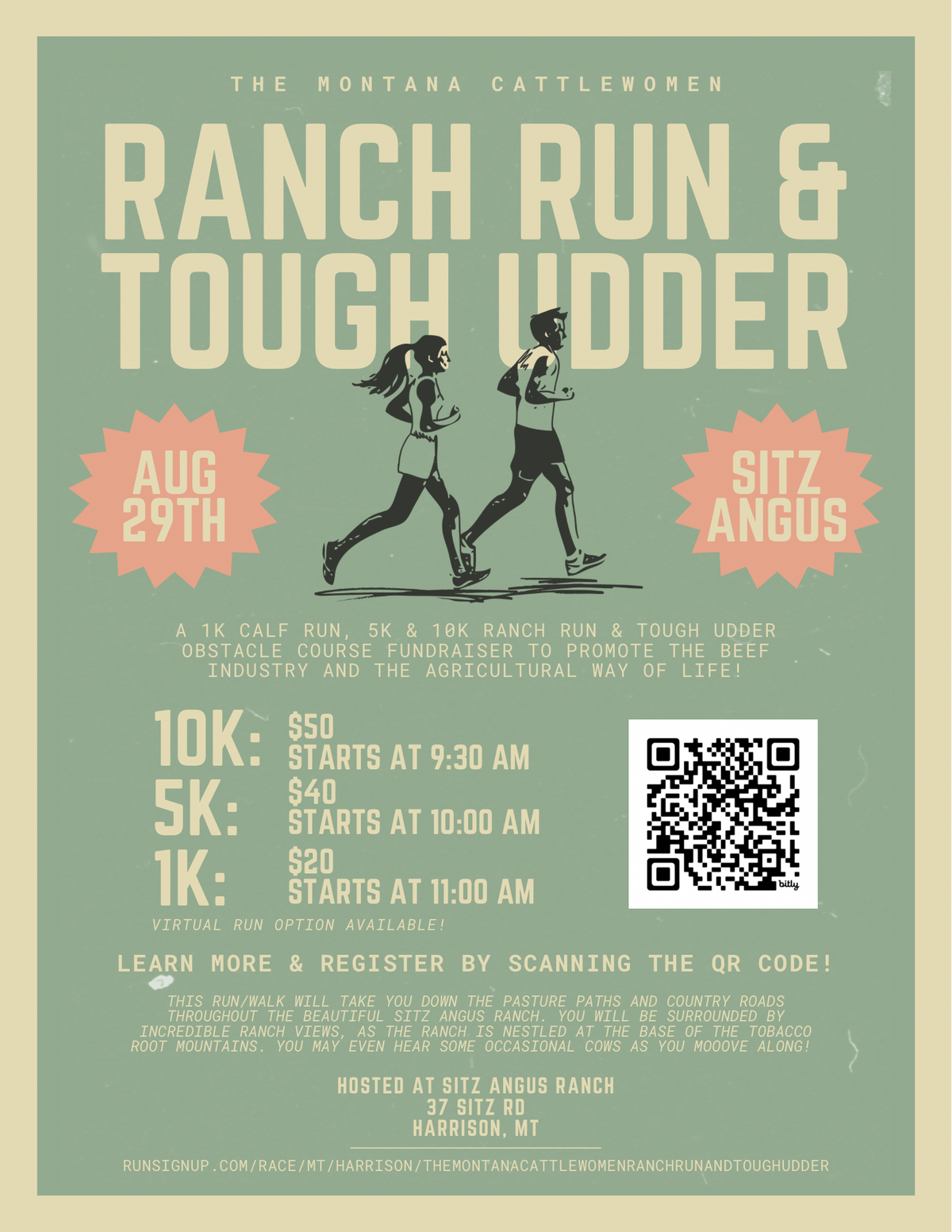 Montana Cattlewomen Ranch Run and Tough Udder